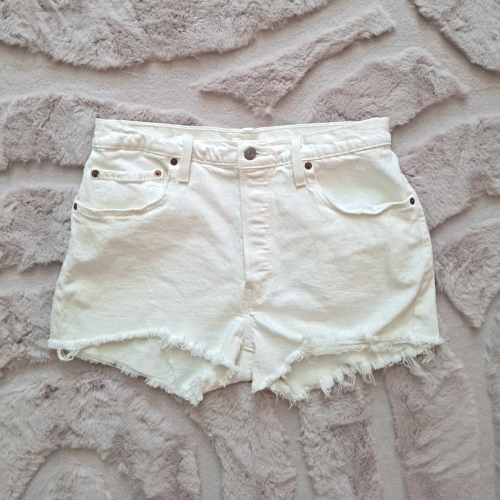 LEVIS 501® HIGH RISE WOMEN'S SHORTS White